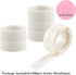 1800 Pcs 3/16in (5mm) Clear Mini Glue Point Dots,6 Roll Double Sided Self-Adhesive Dots Stickers for Craft,Ultra Thin Adhesive Dots,Permanent Stic...