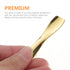 3pcs Makeup Spatula Small Alloy Face Cream Spoon Reusable Mask Scoop Beauty Tools for Facial Cosmetic, Face Mask (Golden)...