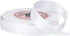 VATIN Double Face White Satin Ribbon 5/8" Continuous 25 Yards,White Polyester Fabric Ribbon use for Bows Bouquet, Gift Wrapping, Floral Arrangemen...