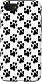 iPhone SE (2020) / 7 / 8 Dog Paw Print Phone Case Dog Lovers Gifts Black and White Case...