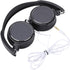 Foldable Head Mounted Headphone Mini Wired Headset Hands Free Compact Stereo HiFi Music Headset Support Rotatable Ear Cup Adjustable Headband Supp...
