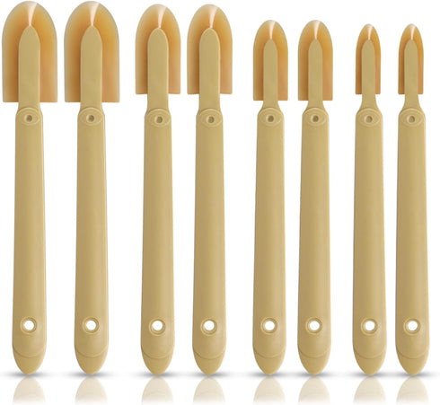 8pcs Rubber Caulking Tool, Reusable Sealant Spatula Spreader 4 Sizes Silicone Caulk Finishing Set Tool Multifunctional Caulking Remover/Smoothing ...