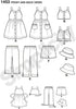Simplicity Easy to Sew Girl's Dress, Top, Pants or Shorts and Hat Clothing Sewing Pattern Kit, Code 1453, Sizes 3-8...