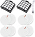 Leadaybetter AZ2002 Vacuum Filter Replacement for Shark Vertex DuoClean PowerFin Upright Vacuum AZ2000 AZ2000W AZ2002, 2 HEPA, 4 Foam and 4 Felt F...