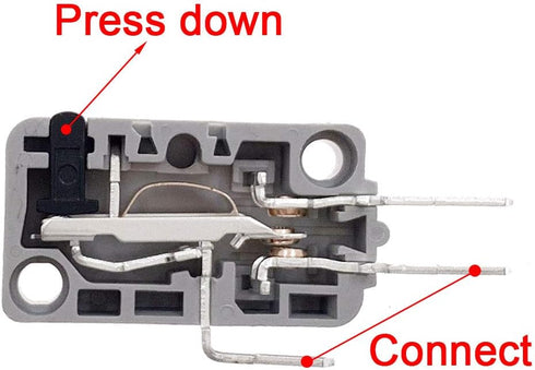 KW3A Microwave Oven Door Switch 16A 125/250V(2 Normally Open+ 1 NONC)...
