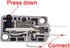 KW3A Microwave Oven Door Switch 16A 125/250V(2 Normally Open+ 1 NONC)...