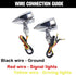 2pcs Chrome 15 LED Motorcycle Stop Brake Running Turn Signal Indicator Red Lights For Harley Honda Chopper (Chrome with net-Red Light)...
