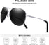 BOTPOV Aviator Sunglasses for Men Women Polarized UV400 Protection Mirrored Lens Metal Frame with Spring Hinges…...