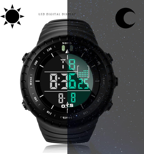 PALADA Men's Digital Sports Watch Waterproof Tactical Watch with LED Backlight Watches for Men...
