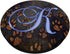 K Blue Paw Print Animal Dog Cat Pet Monogram Initial Letter PopSockets Grip and Stand for Phones and Tablets...