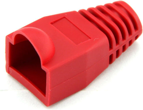 RilexAwhile 50 PCS 10 Colors Soft Plastic CAT5E CAT6 Ethernet RJ45 Cable Cap Connector Boots Plug Cover Strain Relief Boots (50 PCS 10 Colors)...