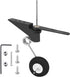 Hobbypark Tail Wheel Assembly 60x25mm D28 /30 RC Airplane Parts Replacement for 50cc-120cc Nitro Electric Plane Jet 540T Pilot F3A P51...