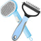 Dog Brush for Shedding, Undercoat Rake for Dogs, Cat Hair Brush, Self Cleaning Slicker Brush for Short and Long Haired Cats Dogs, Dog Deshedding B...