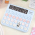 Standard Function Desktop Calculators,12 Digits Large Display and Buttons,Cute Office Desk Calculator,for School, Home...