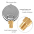 Glycerin Filled Pressure Gauge with 304 Stainless Steel Case, 1-1/2" Dial Size, 0-30Psi, High Accuracy, 1/8"NPT Center Lower Mount...