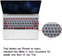 HRH Thai Language Silicone Keyboard Cover Skin for MacBook Pro 13"A1708 A1988 No Touch Bar (2018 2017 2016)&for MacBook 12"A1534 with Retina Displ...