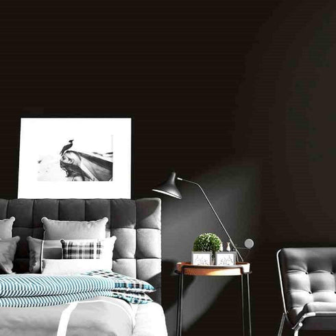 practicalWs Peel and Stick Wallpaper 15.7" x118" Black Wallpaper Self Adhesive and Removable Vinyl Film Stick Paper Easy to Apply Contact Paper Wa...