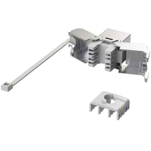 LINKUP - RJ45 Connectors Cat6A (2 Pack) Shielded Keystone Jack Zinc-Alloy Housing Modular Termination | 10G Easy Internet Tool Free Jacks | for Ca...