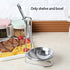 Euro Standing Spoon Rest,Upright Utensil Holder, Spoon Rest Holder, with Removable Bottom for Countertop Cooking Utensil & Tong Organization, Silv...