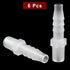 6 Pcs Plastic Hose Barb Reducer Fitting,1/4" Barb X 1/8" NPT Male Connectors Joint Splicer Mender Barbed Reducing Union Adapter Connector Pipe Fit...