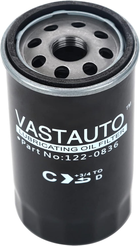 Oil Filter 122-0836 Spin-on Fits for Cummins Onan RV Generator QG 5500/7000 Series HGJAA HGJAB HGJAC Replaces# B7238 PH2875 PH1002 1220836...