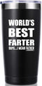 momocici World's Best Farter I Mean Father 20 OZ Tumbler.Father Gifts.Dad Gifts from Daughter,Son,Wife.Birthday Christmas Gifts for New Dad,Father...