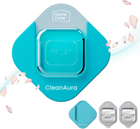 Home Zone Living CleanAura Air Freshener Scent Pod Home Kit, Helps Remove Unwanted Trash Can Odors, Cherry Blossom Scent...