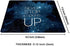 Inspirational Quote Mouse Pad, Never Stop Looking Up Motivational Pad for Men and Women, Square Mousepad with Non-Slip Rubber Base MousePads Offic...