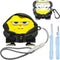 Cute Cartoon 3D Silicone Case AirPods Pro 2nd/1st Generation case with Keychain and Lanyard Cleaner kit Characters Design for Kids Boys Girls (Yel...