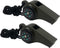 2 Pack Emergency Survival Whistle, 3-in-1 Emergency Whistles with Compass and Thermometer, Loud Safety Whistle with Lanyard for Outdoor Hiking...