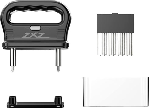 ZXZ Premium Meat Tenderizer Mallet – 48 Stainless Steel Blades, Ideal for Marinated Meats, Beef, Steak, Chicken, Poultry & More – Kitchen Must-Hav...