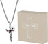 Bling Pendant Cross for Car Rearview Mirror Charm Diamond Cross Car Hanging Accessories Ornament Crystal Angel Car Decor Cute Interior Vehicle Men...