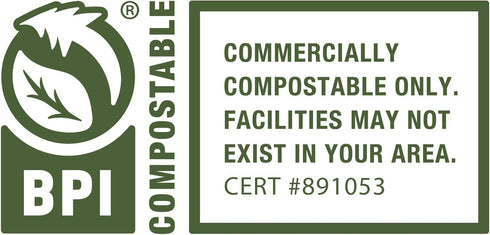 BioBag 100% Certified Compostable Resealable Food Storage Bags, 20 Count, Quart, Perfect for Refrigerator...