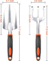 Garden Tool Set, 2 Pack Heavy Duty Gardening Tools Set Include Garden Shovel and Hand Rake Claw Tool with Ergonomic Handle, Small Gardening Hand T...