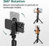 ATUMTEK Phone Tripod Mount, Universal Smartphone Mount Adapter with 2 Cold Shoe and 1/4" Standard Screw, 360° Rotates and 180° Tilts Adjustable Ce...