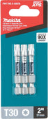 Makita E-00876 Impact XPS™ T30 Torx 2" Power Bit, 3/pk...