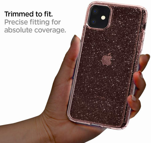 Spigen Liquid Crystal Glitter Designed for iPhone 11 Case (2019) - Rose Quartz...