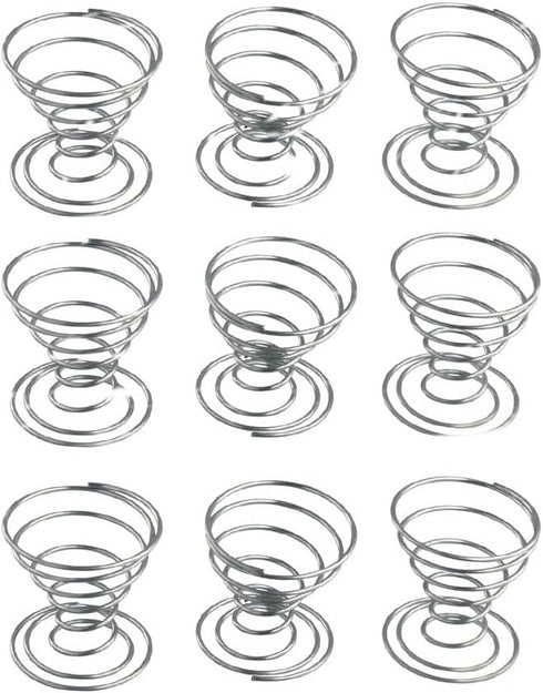 9pcs Air Plant Wire Stand,Tillandsia Holder Stainless Steel Air Plant Display Container Mini Spring Base Pineapple Base Home Tabletop Decorations...