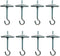 Lainrrew 8 Pack Ceiling Hooks for Hanging Plants, Swag Hooks with Screws and Toggle Wings for Wall Fixing...