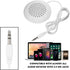 3.5mm Mini Pillow Speaker, DIY Pillow Speaker, Pillow Speaker, 3.5mm Mini Stereo Speaker for MP3 Phone Portable CD (White)......