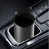 KOOMTOOM Alloy Mini Car Cup Holder Garbage Can, 300ml Dismountable Trash Bin Trash Garbage Can with Lid Leak Proof for Car Universal (Dark Gray)...