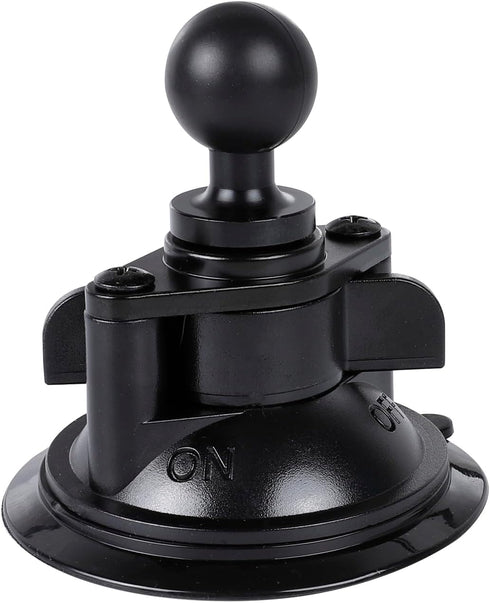 Suction Cup Base Mount with 25mm/1" Ball,Compatible with RAM Mounts and Other B Size Double Ball Socket Arm...