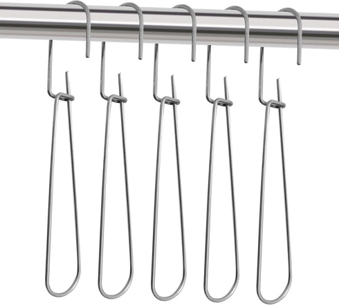 Pattern Hooks 24 Pcs Metal Pattern Hangers 7.3" Sewing Pattern Making Paper Storage Hanging Hook...