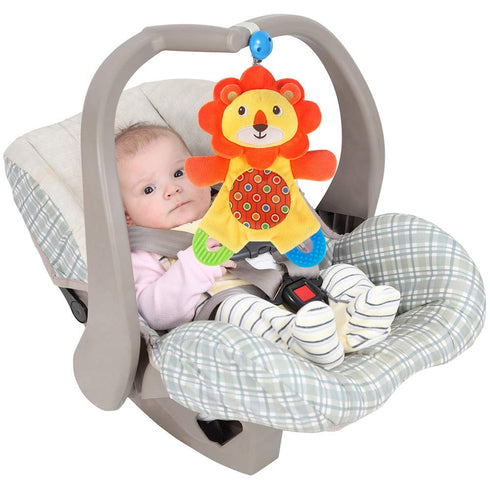 teytoy My First Baby Teething Toy, 2pcs Soft Crinkle Cloth Baby Toys for Toddler, Infants and Kids Perfect for Baby Shower(Lion and Koala)...