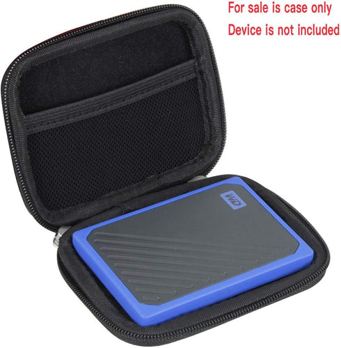 Hermitshell Hard Travel Case for WD 1TB 500GB My Passport Go Cobalt SSD Portable External Storage (Black)...
