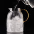 The Glass Water Pitcher with Lid and Handle, Glass Tea Pitcher, Carafe, Teapot and Jug for Coffee, Juice, Ice Water and Flower Tea Suitable for Yo...