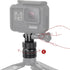 HSU Aluminum 1/4 inch 20 Camera Mount, 360 Degree Rotation Tripod Adapter Fits GoPro Hero, DJI Osmo Action Camera Insta360 Ace Pro AKASO Campark a...