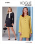 Vogue Sewing Pattern V1844 - Misses' and Misses' Petite Dress, Size: F5 (16-18-20-22-24)...