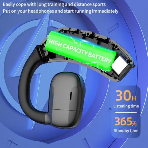 Bluetooth Headset V5.3, Wireless Bluetooth Earpiece 30Hrs HD Calling,LED Display Hands-Free Bluetooth Earphone for Driving/Business/Office......