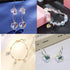 LONGWIN 60pcs AB Heart Shaped Crystal Beads 10mm Top Drilled Adabele Austrian Glass Pendants Beads Charms for DIY Project Earring, Necklaces, Brac...